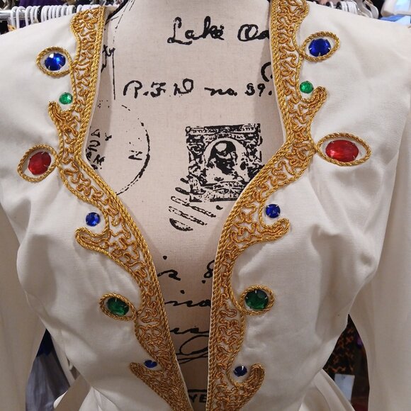 Vintage gem peplum top - Picture 2 of 5